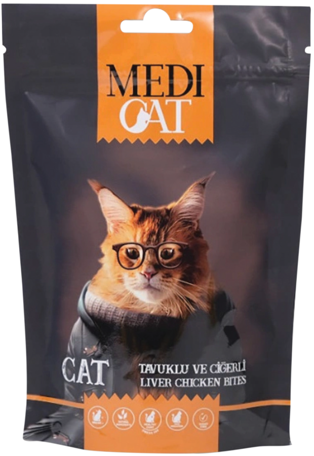 MEDİ CAT LIVER CHICKEN BITES 80*12