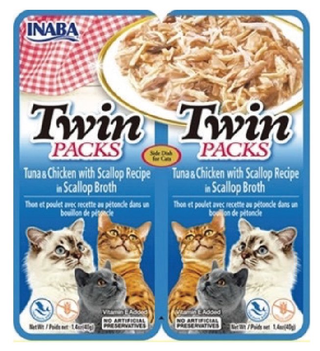 CİAO TWİN PACKS DENİZ TARAKLI, TON BALIKLI VE TAVUKLU KEDİ ÇORBASI (KUTU İÇİ 12'Lİ KOLİ İÇİ 48'Lİ)