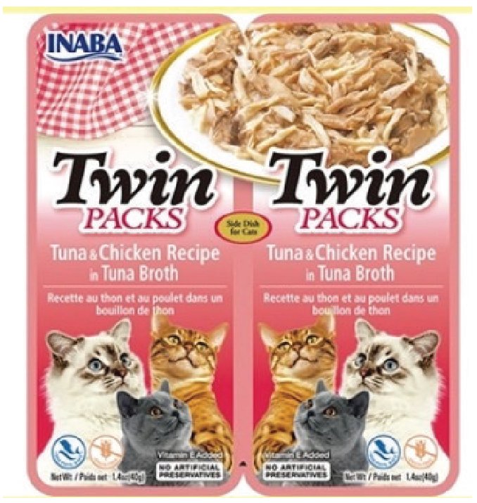 CİAO TWİN PACKS TON BALIKLI VE TAVUKLU KEDİ ÇORBASI (KUTU İÇİ 12'Lİ KOLİ İÇİ 48'Lİ)