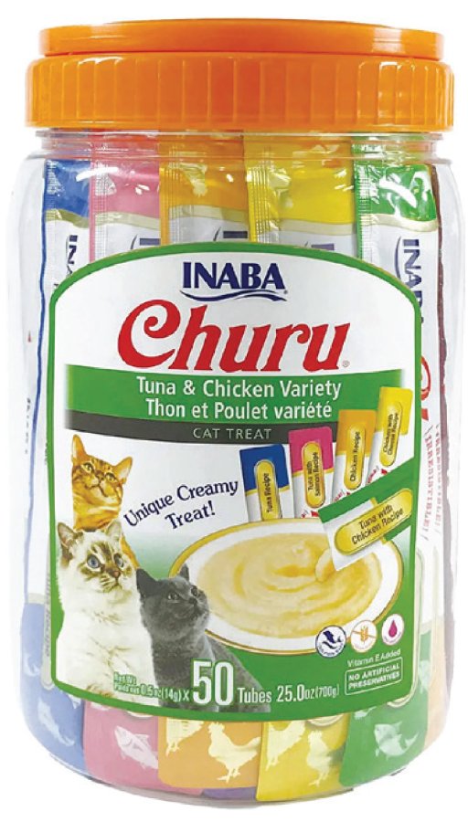 CIAO CHURU CREAM TUNA VE TAVUKLU KEDİ ÖDÜL KREMASI (KUTU İÇİ 1'Lİ KOLİ İÇİ 8'Lİ)