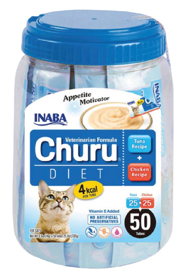 CIAO CHURU CREAM TUNA VE TAVUKLU DİYETLİ KEDİ ÖDÜL KREMASI  (KUTU İÇİ 1'Lİ KOLİ İÇİ 8'Lİ)