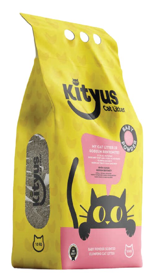 KİTYUS AURA GREEN BEBEK PUDRASI 10 LT KEDİ KUMU FB 0520