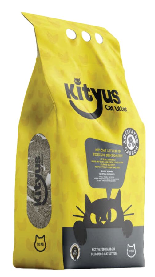 KİTYUS NATURA GREEN AKTİF KARBON 10 KG KEDİ KUMU FB 0520