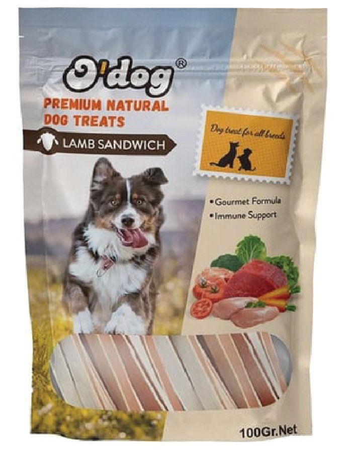 O DOG KUZULU SANDVİÇ KÖPEK ÖDÜLÜ 100 GR
