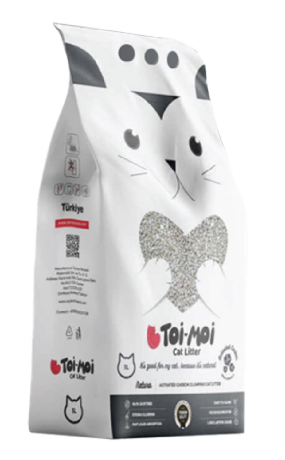 TOİ MOİ NATURA GREY AKTİF KARBON 10 KG KEDİ KUMU FB 0525