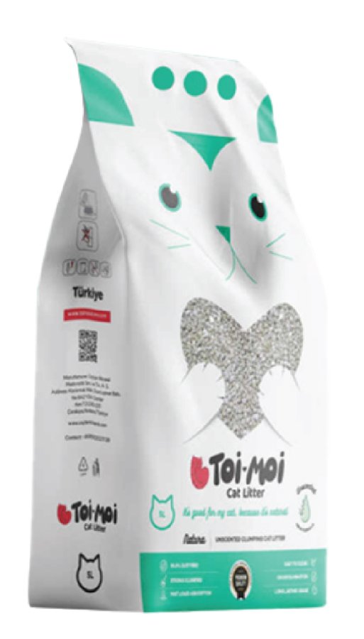 TOİ MOİ NATURA GREY KOKUSUZ 5 LT KEDİ KUMU FB 0525
