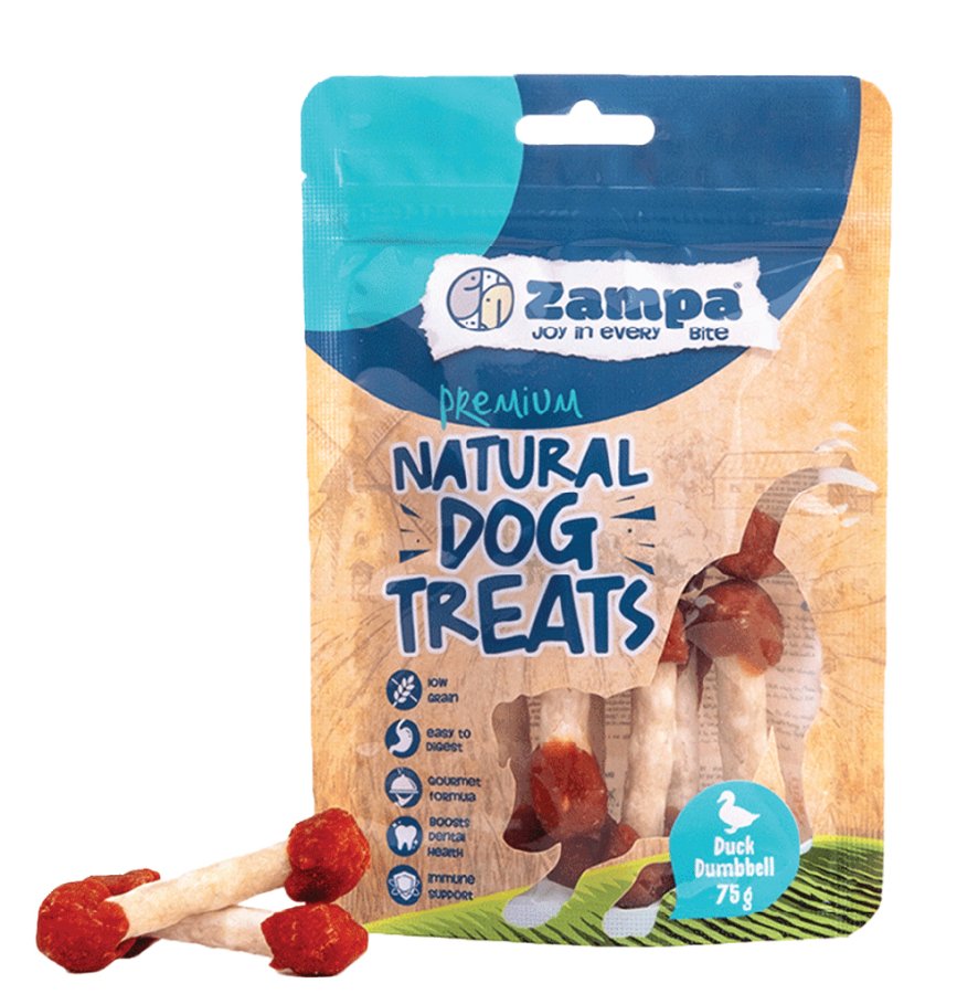 ZAMPA KÖPEK ÖDÜL MAMASI ÖRDEK ETLİ DAMBIL ÖDÜLÜ 12x75g