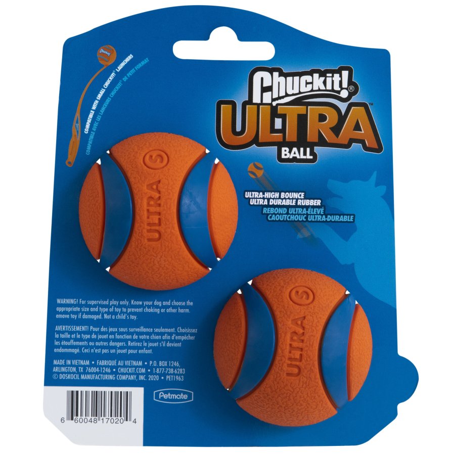 CHUCKİT! ULTRA BALL 2'Lİ KÖPEK OYUN TOPU (KÜÇÜK BOY)