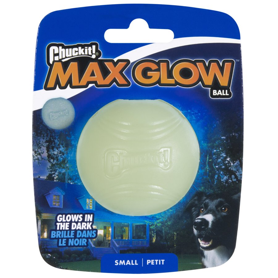 CHUCKİT! MAX GLOW GECE PARLAYAN KÖPEK OYUN TOPU (ORTA BOY)